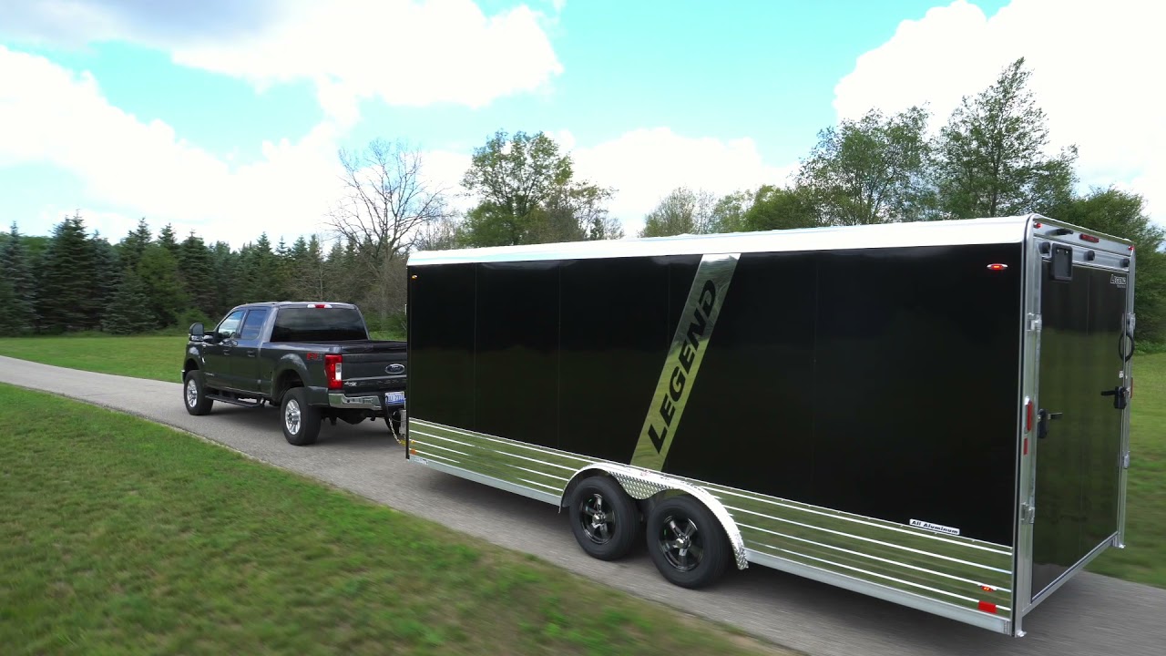 ★超美品B'zCOMPLETE SINGLEBOX TrailerEdition Legend Deluxe Snow 8' Wide All-Aluminum Enclosed Sport Trailer