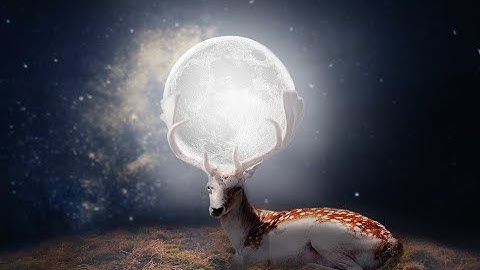 Moon Deer Fantasy photoshop manipulation tutorial