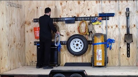 E-Track Tie-Down System For Trailers