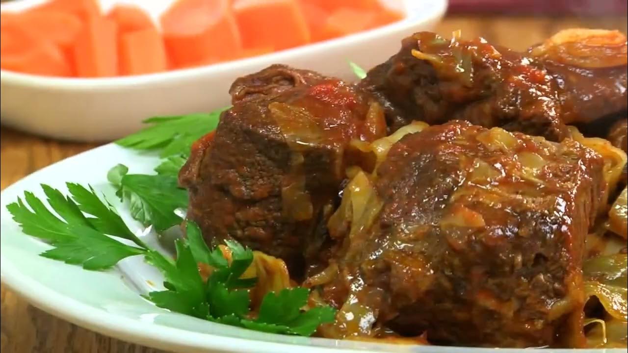Slow Cooker Short Ribs and Cabbage YouTube