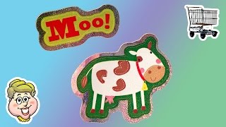 Farm Stickers!  And Surprise Egg!  What Do The Farm Animals Say?  EWMJ #18