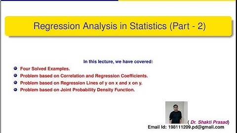 Regression Analysis in Statistics (Part - 2)