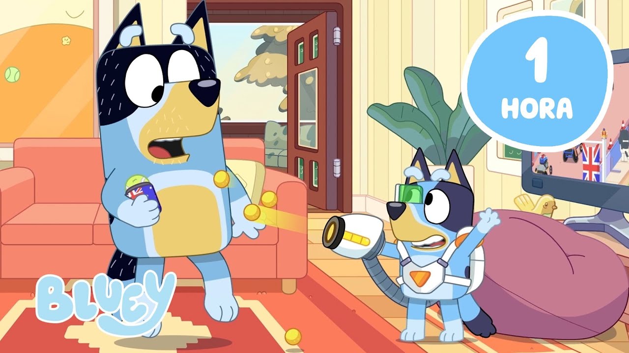 🔴AO VIVO: Brincadeira em Família com Bluey ✨ 💙 | Melhores Momentos do Episódio Bluey 😍 | Bluey