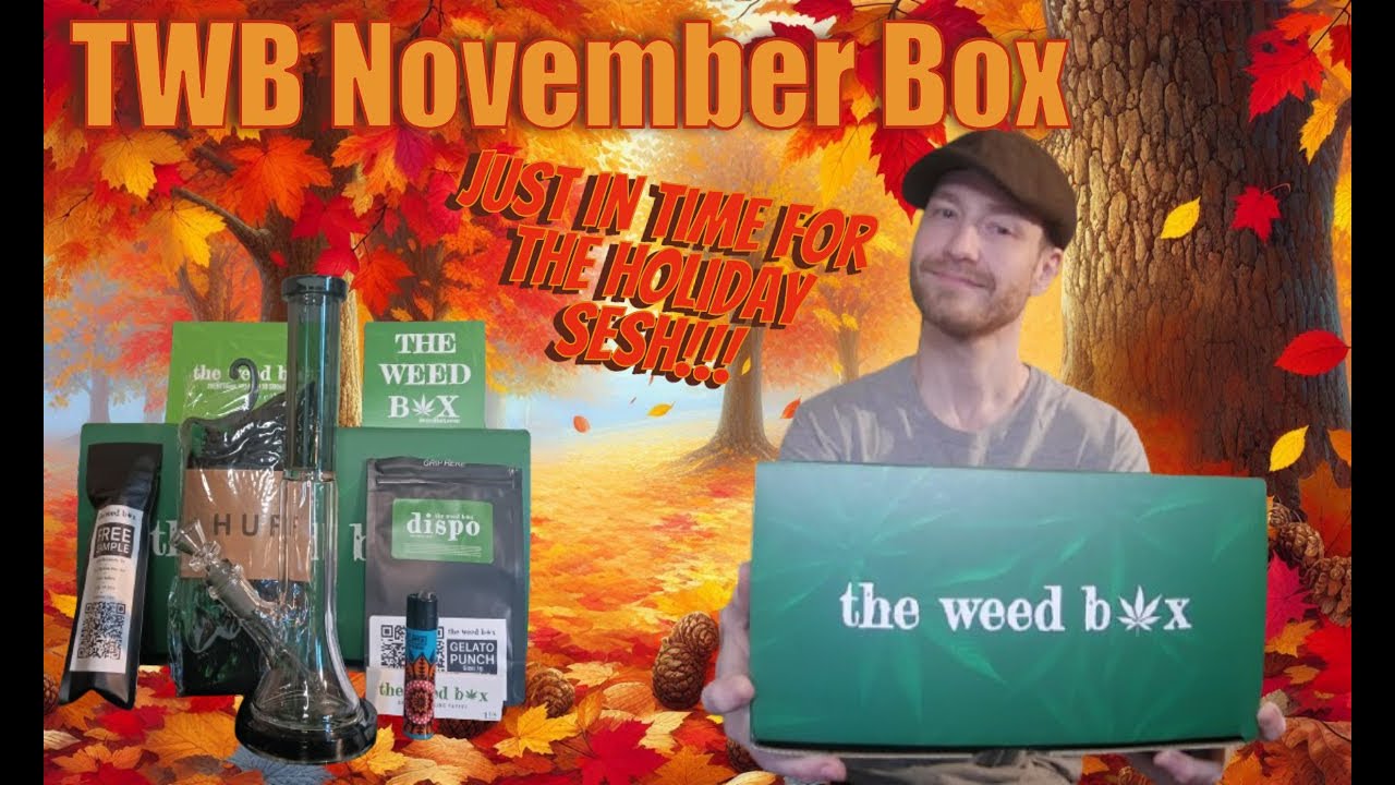 Unboxing The Weed Box November Box! - Keep The Socks!