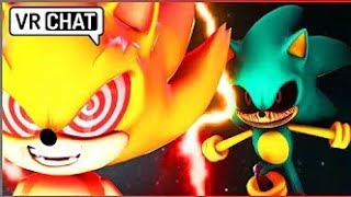 The Confrontation Sark Vs Fleetway Super Sonic On Vrchat