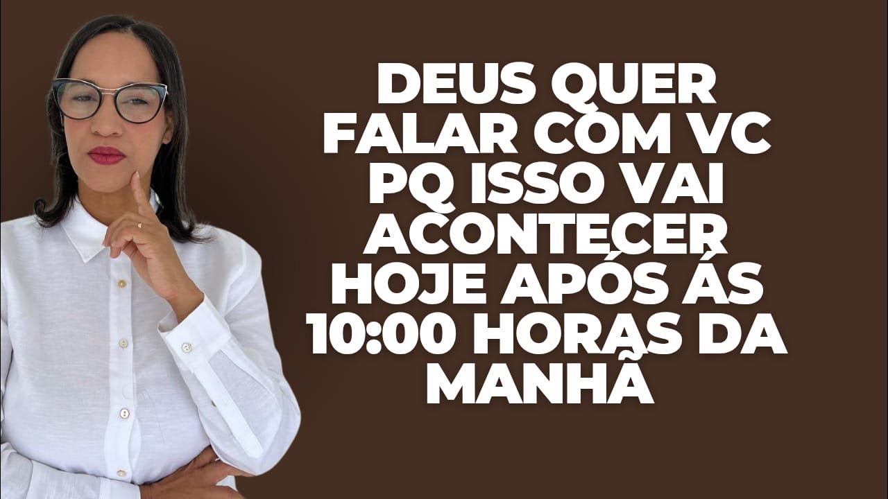 AO VIVO: Escute o que Deus te diz nessa SEXTA-FEIRA: Hoje algo bom vai acontecer em seu favor!