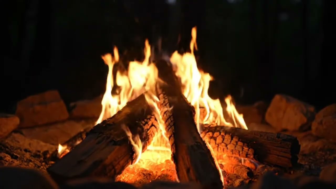 Relax by the Fire – Soothing Campfire Sounds