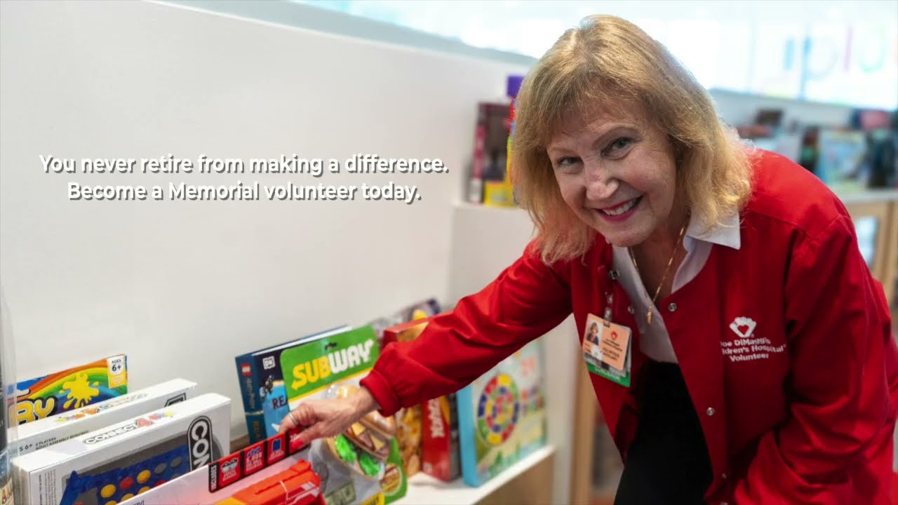 Meet Lynn, Making a Difference as a Volunteer at Joe DiMaggio Children's Hospital