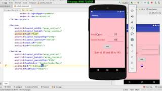 Android User Interface and XML
