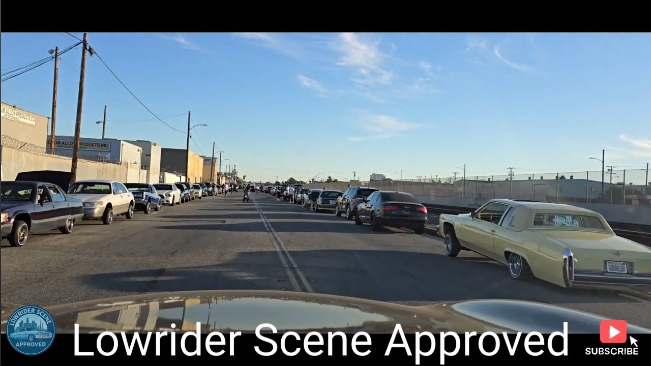 I ARRIVE IN COMPTON IT WAS LIT🔥 LOWRIDER SCENE APPROVED STREET FULL ON ...