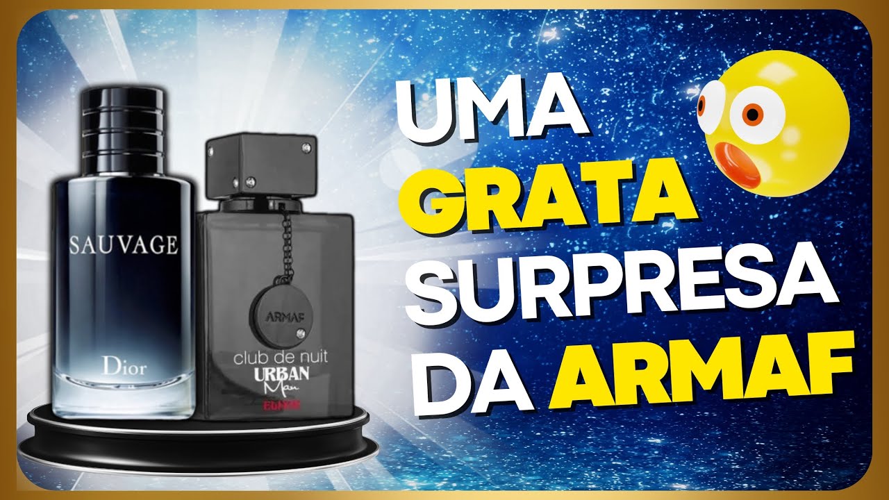 EU ME SURPEENDI | Perfume CLUB DE NUIT URBAN MAN ELIXIR de Armaf um Contratipo do SAUVAGE DA DIOR
