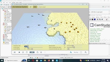 Air Defence System - AnyLogic Simulation