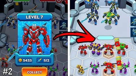 Robot Run Transforming Race 3D game in MAX LEVEL - PART 02 ( Merge Robot Run & Level Up Robot )
