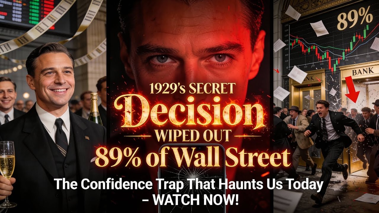 1929 Crash : One decision wiped out 89% of Wall Street here's why it still haunts us today.