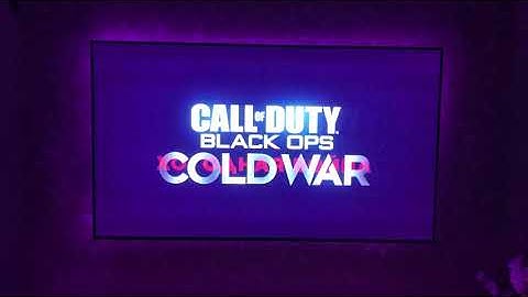 LG CX OLED: Call of Duty Cold War Trailer on OLED looks AMAZING!