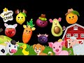 Old Macdonald Had A Farm Kids Song - Baby Sensory Videos - Happy Star Dancing