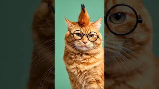 Orange cat Mohawk Hairstyle