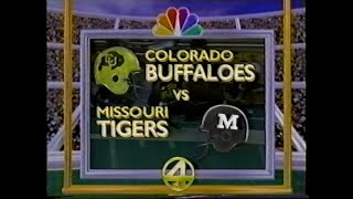 The Fifth Down 1990 Colorado Buffaloes at Missouri Tigers College Football Game KCNC-TV