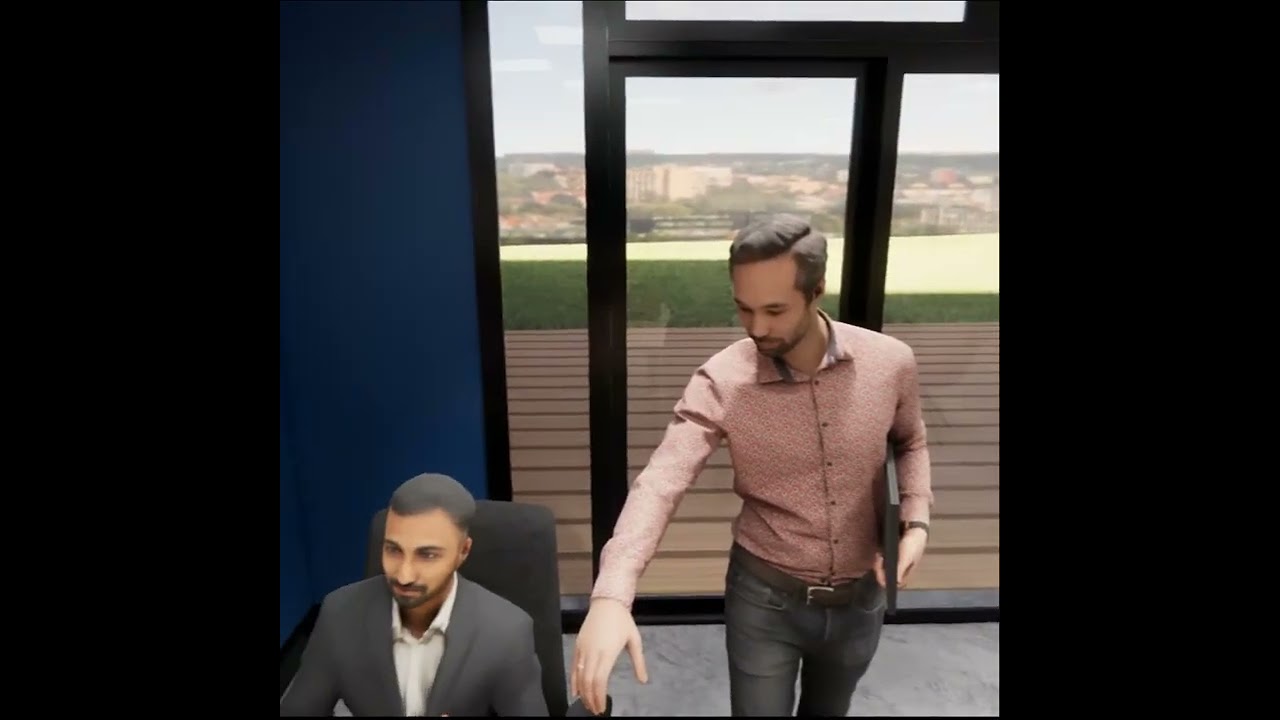 Projection en 3D des futurs locaux de MDE Climatisation à Bugnicourt