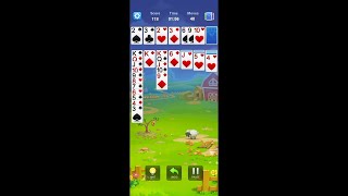 Solitaire - My Farm Friends (by Solitaire Aquarium) - classic offline card game for Android and iOS. screenshot 2