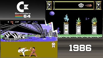 Top 50 Commodore 64 (C64) games of 1986 - in under 10 minutes