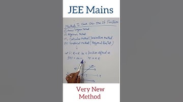 Method To Check One One Function Graphical Method ( Horizontal Line Test)