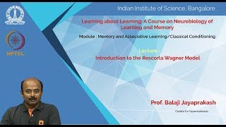 noc19-bt12-lec05-Introduction to the Rescorla Wagner Model
