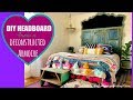 DIY Headboard from a deconstructed Armoire and how to paint velvet upholstery DIY Headboard from a deconstructed Armoire and how to paint velvet upholstery
