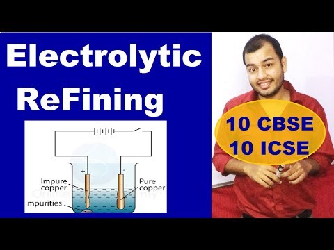 ELECTROLYTIC REFINING ||  Meatls and Non - Metals  10 CBSE || Occurence of Metals || 10 CBSE ||