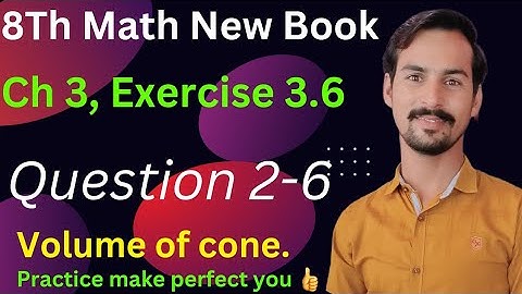 Class 8 Math New Book Chapter 3_Exercise 3.6-Question 2,3,4,5|| 8th Exercise 3.6|| Exercise 3.6 8th