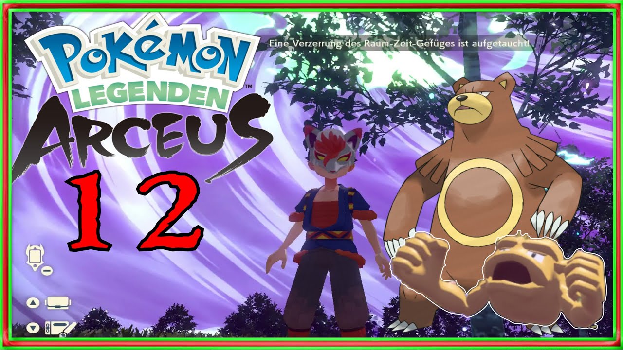 Pokemon Legends Arceus Raum Zeit Verzerrung Die Raum-Zeit-Verzerrung der Hufeisenwiesen ☀#12 Pokémon-Legenden