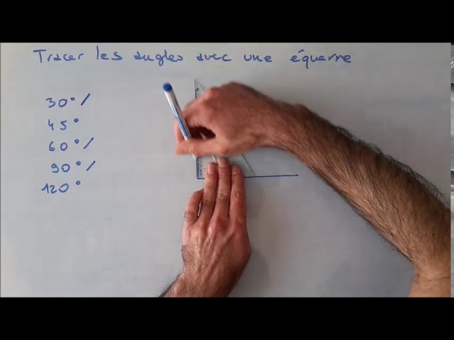 Comment Faire Un Angle A 45 Sans Equerre Techniques De Mesurage Et De Tracage 2 Maxicours