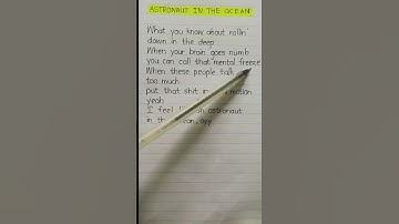 Thumbnail of Astronaut In The Ocean Lyrics