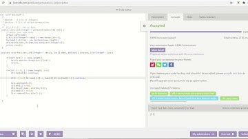 Permutations II   dfs 总结permustations, combinations and subset的解法区别