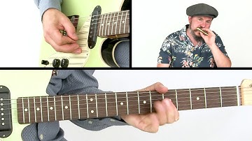 Harmonica Lesson - Jimmy Reed - Performance with Guitar - Steven Troch