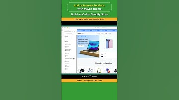Customize Your Store Add or Remove Sections | Mavon Theme Section Editing Tutorial #shopify #short