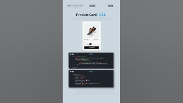 Product Card I CSS #coding #shortsviral #shortsvideo #shortvideo #short #shorts