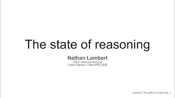 Quick recap on the state of language model reasoning