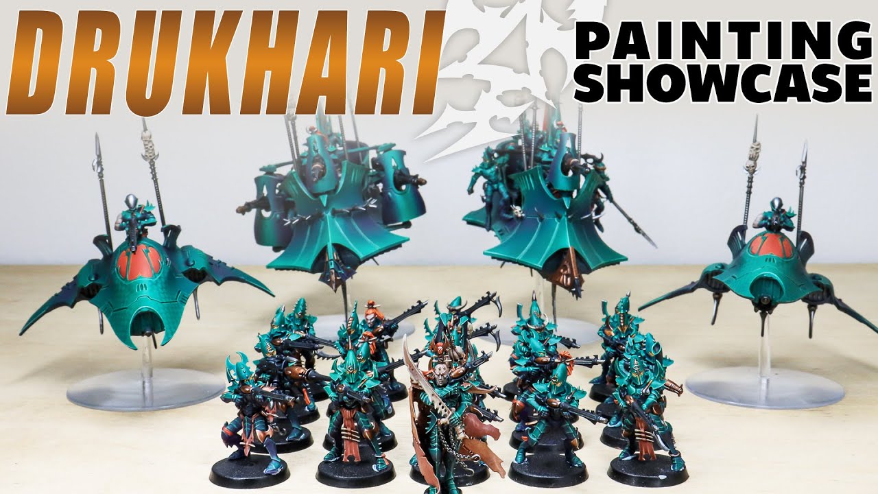 Painting Drukhari, Drukhari Custom Scheme, Drukhari Army, Drukhari Pain...