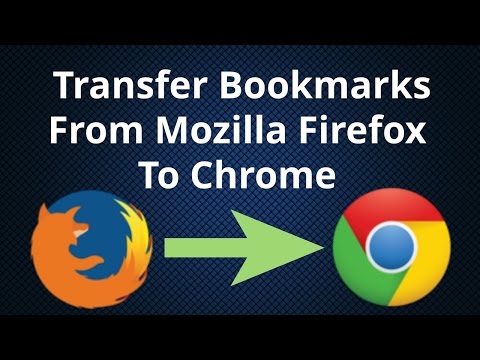 How To Import And Transfer Bookmarks From Mozilla Firefox to Chrome