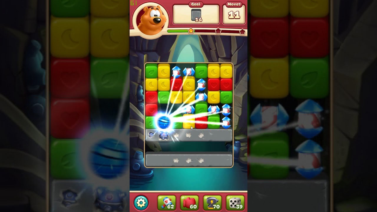 Toon Blast level 1001