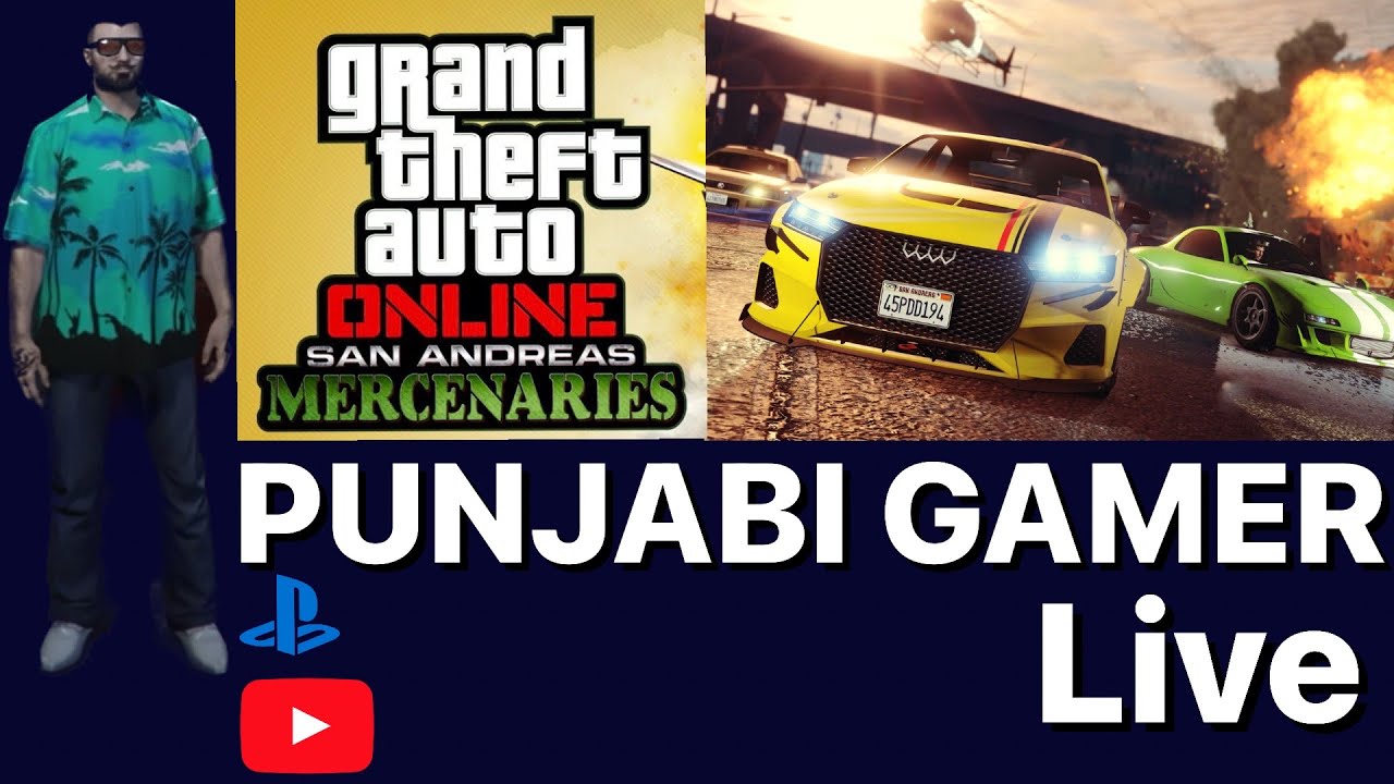 Gta 5 Live | New Update | SAN ANDREAS MERCENARIES - YouTube