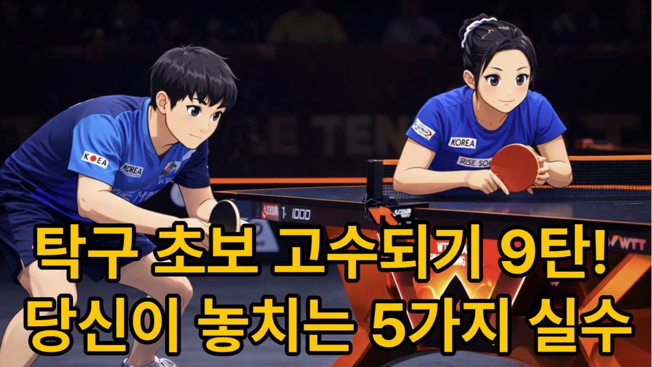 탁구 초보 고수되기 9탄_복식 공략법 — 둘이 치지만, 하나처럼 움직이는 공식