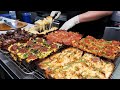 Rich Toppings! American Style Detroit Square Pizza / 미국식 디트로이트 사각피자 / Korean Pizza Shop