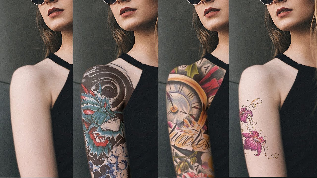 How To Add Tattoo To A Person Arm In Photoshop Applying