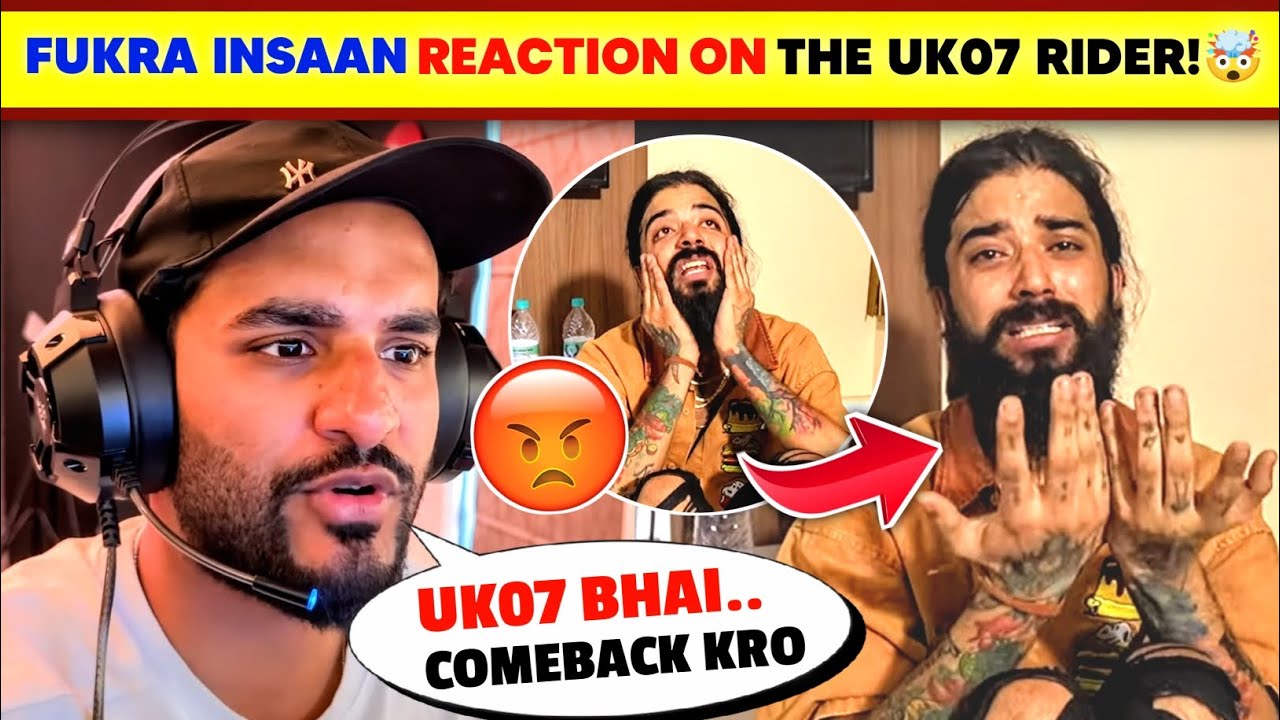 OMG!🤯 Fukra Insaan REACTION ON The Uk07 Rider Missing😡| Uk07 Rider Exposed His Family | Fukra Insaan