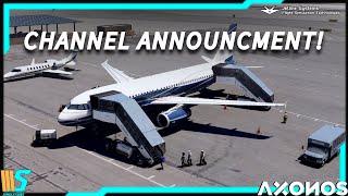 LIVE IN 4K!! CHANNEL ANNOUNCEMENT!! | PALM SPRINGS  JACKSON HOLE | PRIVATE FENIX A320