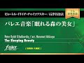 バレエ音楽「眠れる森の美女」 (チャイコフスキー, P arr. 石津谷治法)