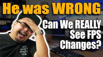 Can the human eye see a difference in refresh rates? Fast monitor testing...