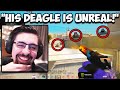 WORLD'S BEST DEAGLE AIM! SHROUD ON CSGO VS VALORANT! CS:GO Twitch Clips